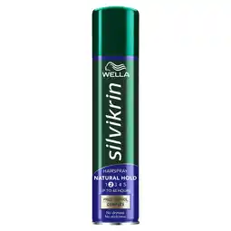 Morrisons Silvikrin Natural Hold Hairspray offer