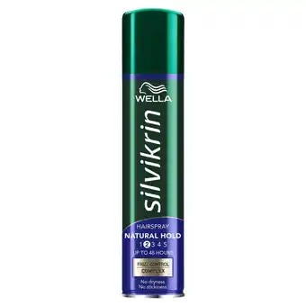 Morrisons Silvikrin Natural Hold Hairspray offer