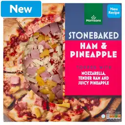 Morrisons Morrisons Stonebaked Ham & Pineapple Pizza 317g offer