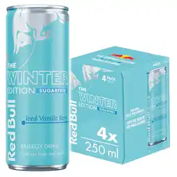 Morrisons Red Bull Energy Drink Sugar Free Winter Edition Iced Vanilla Berry offer