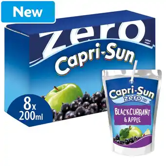 Morrisons Capri Sun Zero Blackcurrant 8x200ml offer