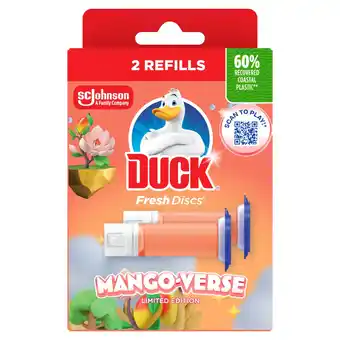 Morrisons Duck Fresh Disc Twin Refill Mango-Verse offer