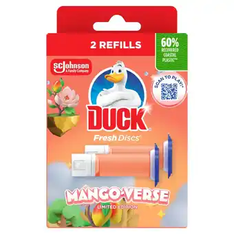 Morrisons Duck Fresh Disc Twin Refill Mango-Verse offer
