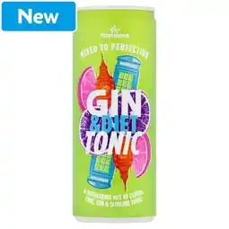 Morrisons Morrisons Gin & Diet Tonic 250ml offer