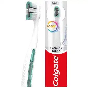 Morrisons Colgate Total Foaming Clean Soft Manual Toothbrush offer