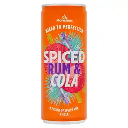 Morrisons Morrisons Spiced Rum & Cola 250ml offer