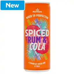 Morrisons Morrisons Spiced Rum & Cola 250ml offer