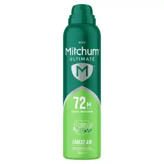Morrisons Mitchum Ultimate 72hr Forest Air AntiPerspirant & Deodorant offer