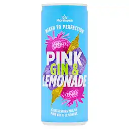 Morrisons Morrisons Pink Gin & Lemonade 250ml offer