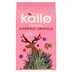 Morrisons Kallo Organic Superfruit Granola 350g offer
