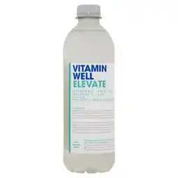 Morrisons Vitamin Well Elevate Pineapple & Wild Strawberry Flavoured Drink 500ml offer
