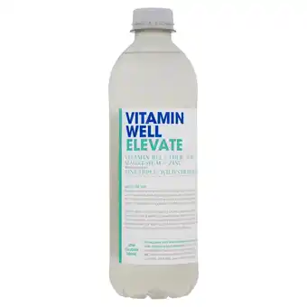Morrisons Vitamin Well Elevate Pineapple & Wild Strawberry Flavoured Drink 500ml offer