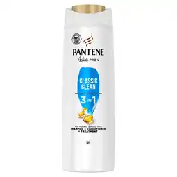 Morrisons Pantene Classic Clean 3 in 1 Pro-V Shampoo 400ml offer