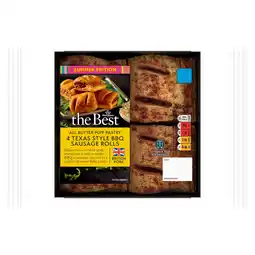 Morrisons Morrisons The Best 4 Texas BBQ Sausage Rolls 188g offer