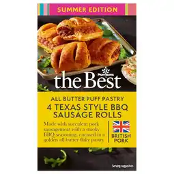Morrisons Morrisons The Best 4 Texas BBQ Sausage Rolls 188g offer