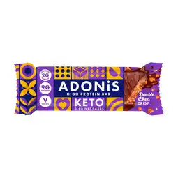 Morrisons Adonis Double Choc Crisp Keto Protein Bar 45g offer