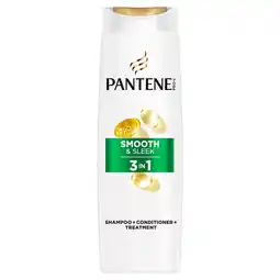 Morrisons Pantene Smooth & Sleek Pro-V Shampoo 400ml offer