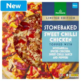Morrisons Morrisons Stonebaked Pizza Sweet Chilli Chicken 350g offer