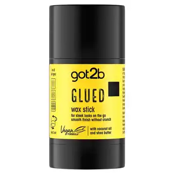 Morrisons Got2b Glued Wax Stick 50G offer