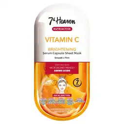 Morrisons 7th Heaven Nutri Active Vitamin C Mask offer