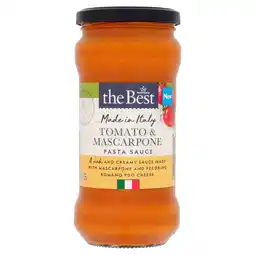 Morrisons Morrisons The Best Tomato & Mascarpone Pasta Sauce 350g offer