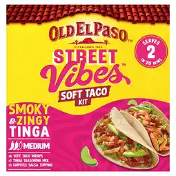 Morrisons Old El Paso Mexican Street Vibes Tinga Soft Taco Kit 257g offer