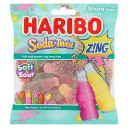Asda Haribo Soda Twist Zing 175g offer