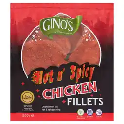 Asda Gino's Premium Hot n' Spicy Chicken Fillets offer