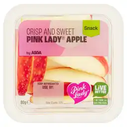 Asda ASDA Crisp and Sweet Pink Lady Apple 80g offer