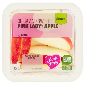 Asda ASDA Crisp and Sweet Pink Lady Apple 80g offer