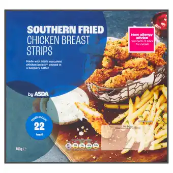 Asda ASDA Southern Fried Chicken Breast Strips 400g offer