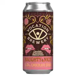 Asda Vocation Brewery Vocation Brewery Naughty & Nice Double Coconut Macaroon Chocolate Stout 440ml offer