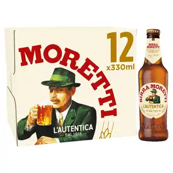 Asda Birra Moretti Premium Lager 12 x 330ml offer