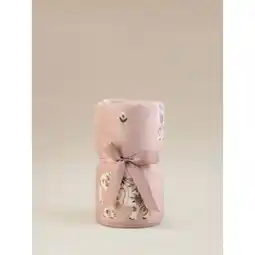 Asda George Home Pink Elephant Supersoft Throw offer
