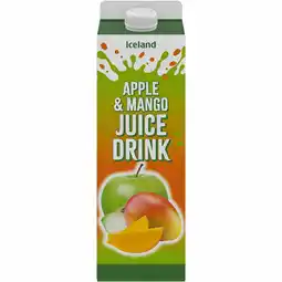 Iceland Iceland Apple & Mango Juice Drink 1 litre offer