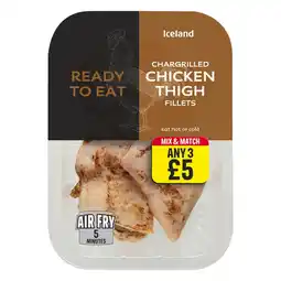 Iceland Iceland Chargrilled Chicken Thigh Fillets 140g offer