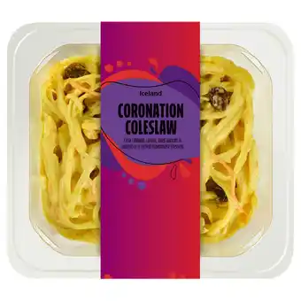Iceland Iceland Coronation Coleslaw 300g offer