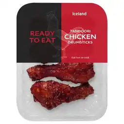 Iceland Iceland Tandoori Chicken Drumsticks 370g offer