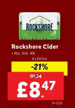 Lidl Rockshore Cider offer