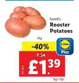 Lidl Farrell's Rooster Potatoes offer