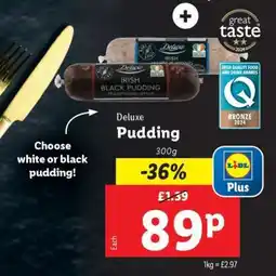 Lidl Deluxe Pudding offer