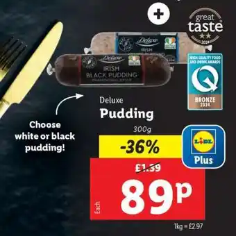Lidl Deluxe Pudding offer