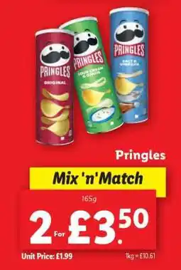 Lidl Pringles offer