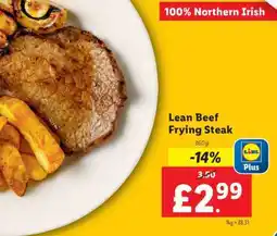 Lidl Lean Beef Frying Steak offer