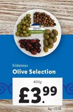 Lidl Eridanous Olive Selection offer