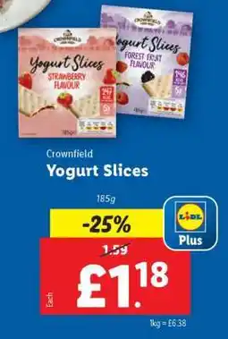 Lidl Crownfield Yogurt Slices offer