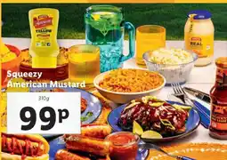 Lidl Squeezy American Mustard offer