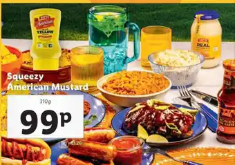 Lidl Squeezy American Mustard offer