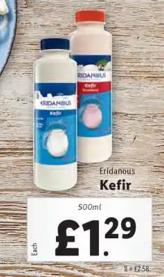 Lidl Eridanous Kefir offer