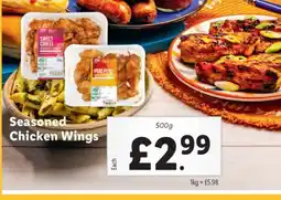 Lidl Seasoned Chicken Wings offer